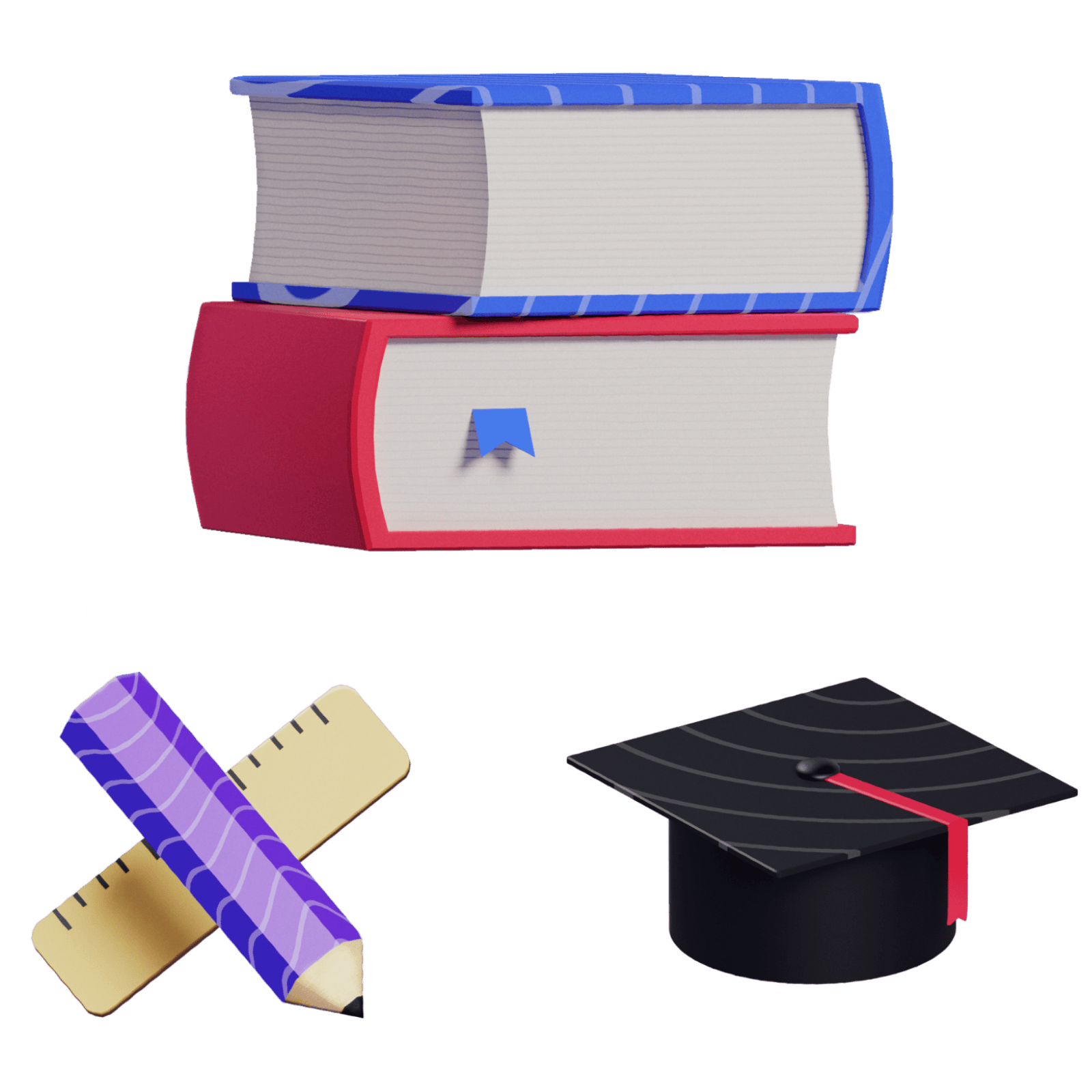 3D education illustrations.