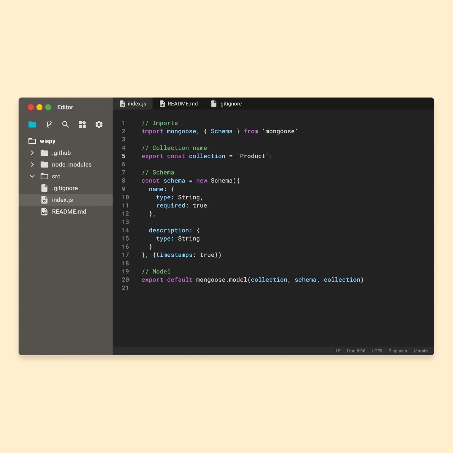 Coding terminal on a pastel background